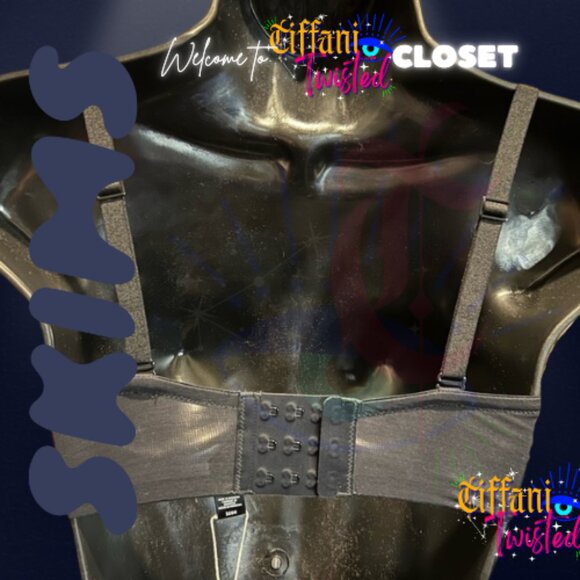 NWT SKIMS Bra 32DD Black - Picture 4 of 11